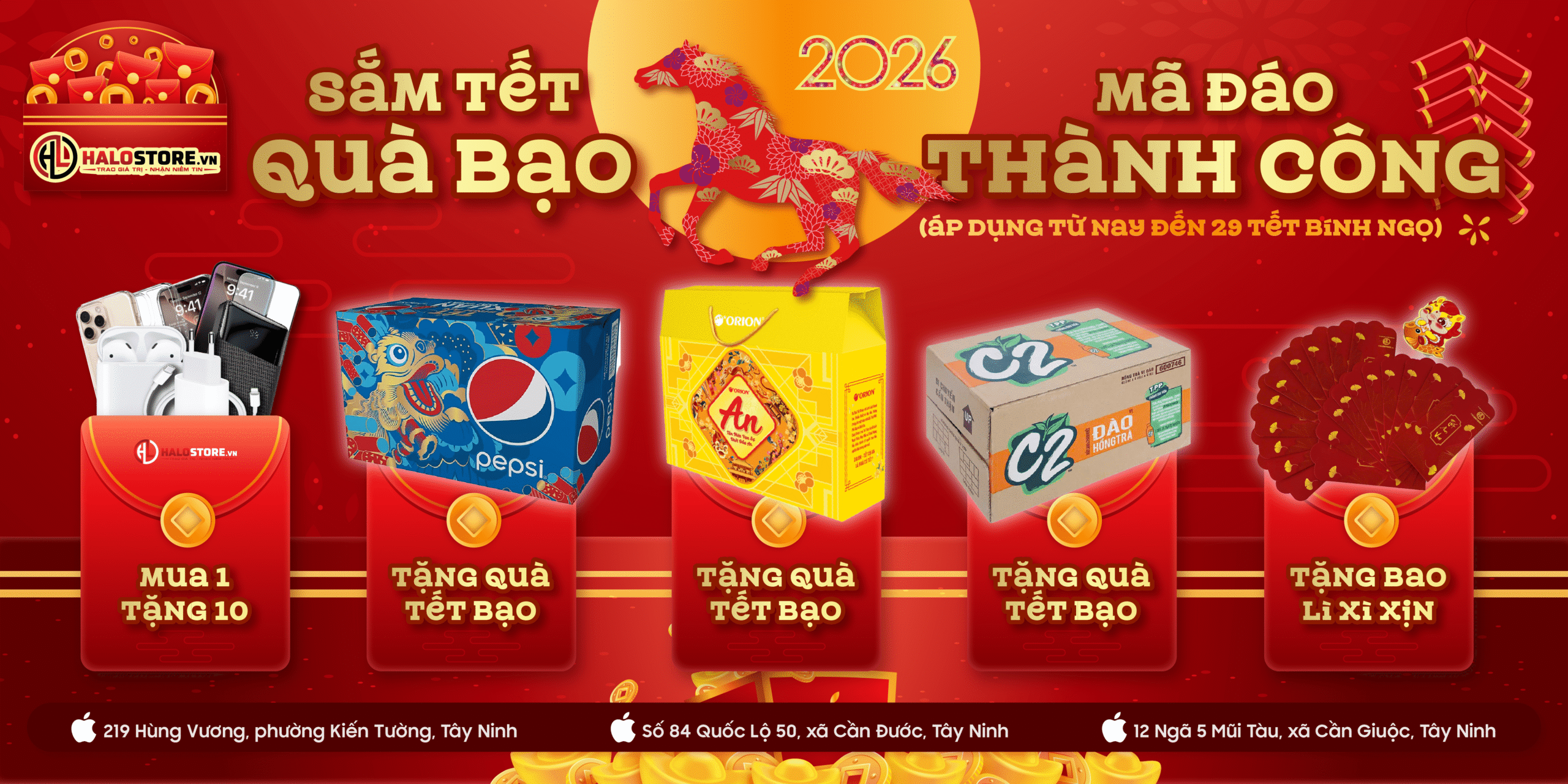 SẮM TẾT QUÀ BẠO - MÃ ĐÁO THÀNH CÔNG