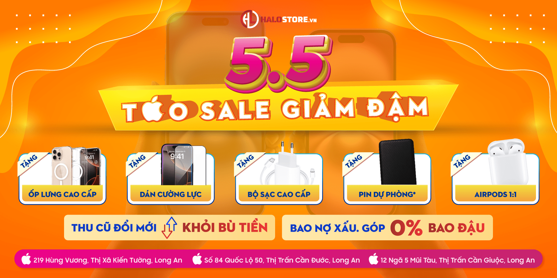 HELLO THÁNG 5 - TÁO SALE GIẢM ĐẬM