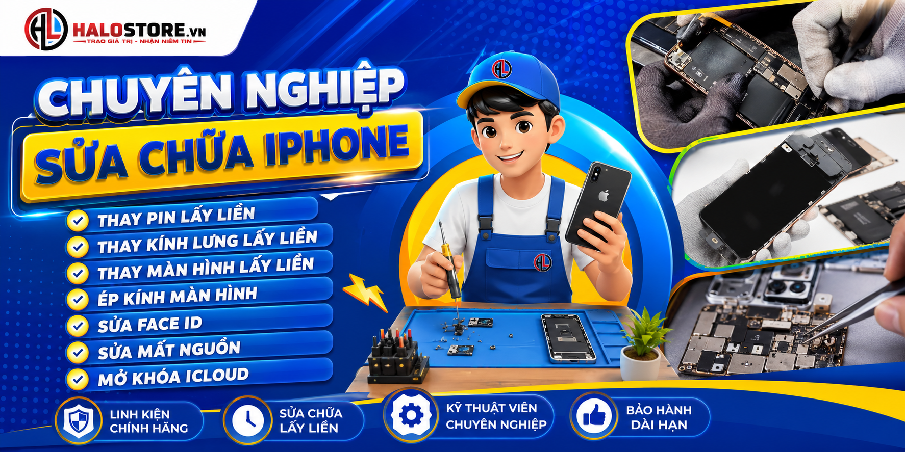 CHUYÊN NGHIỆP SỬA CHỮA iPHONE LẤY LIỀN