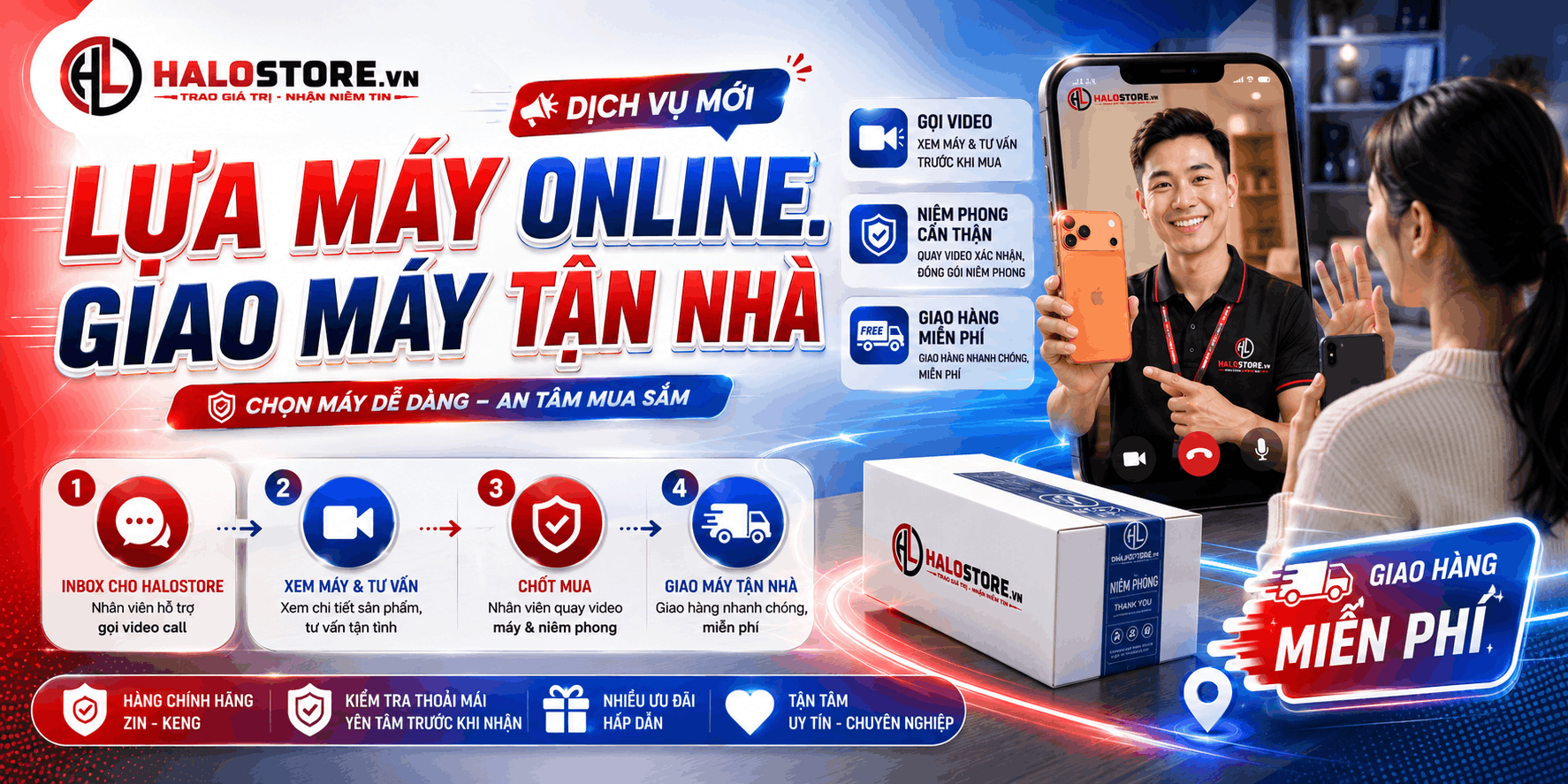 LỰA MÁY ONLINE. GIAO MÁY TẬN NHÀ