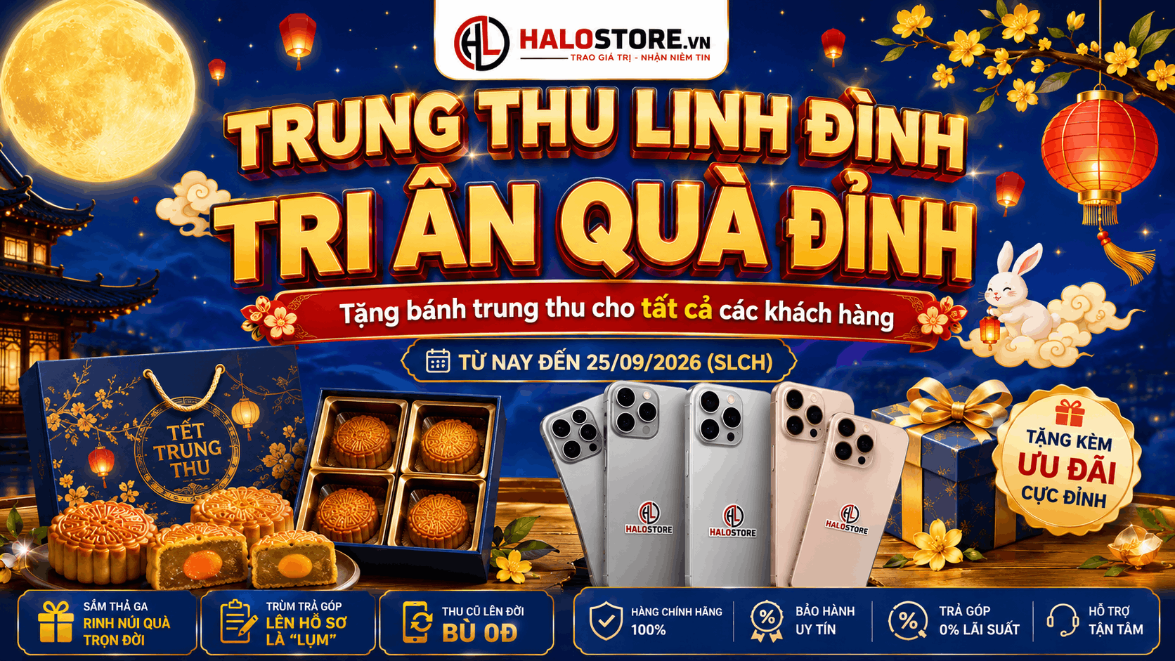 TRUNG THU LINH ĐÌNH. TRI ÂN QUÀ ĐỈNH