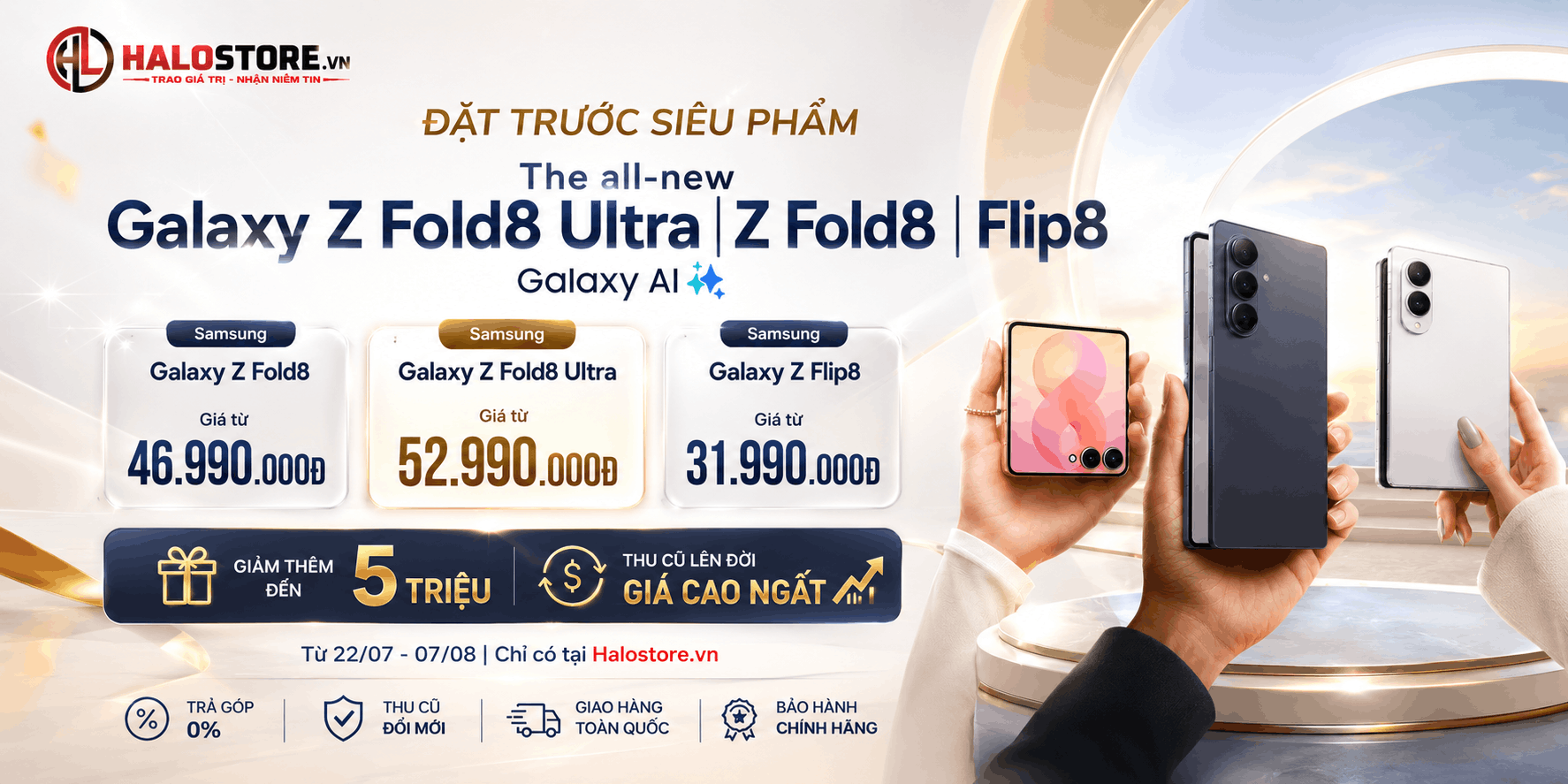 ĐẶT TRƯỚC Z FOLD8 ULTRA | Z FOLD8 | Z FLIP8