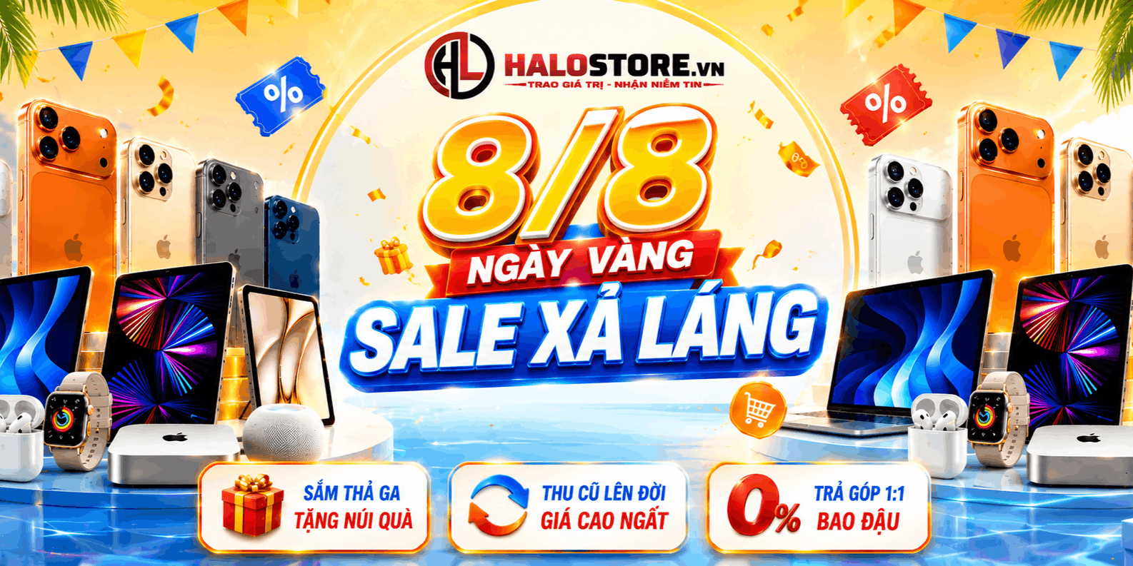 8/8 NGÀY VÀNG. SALE XẢ LÁNG