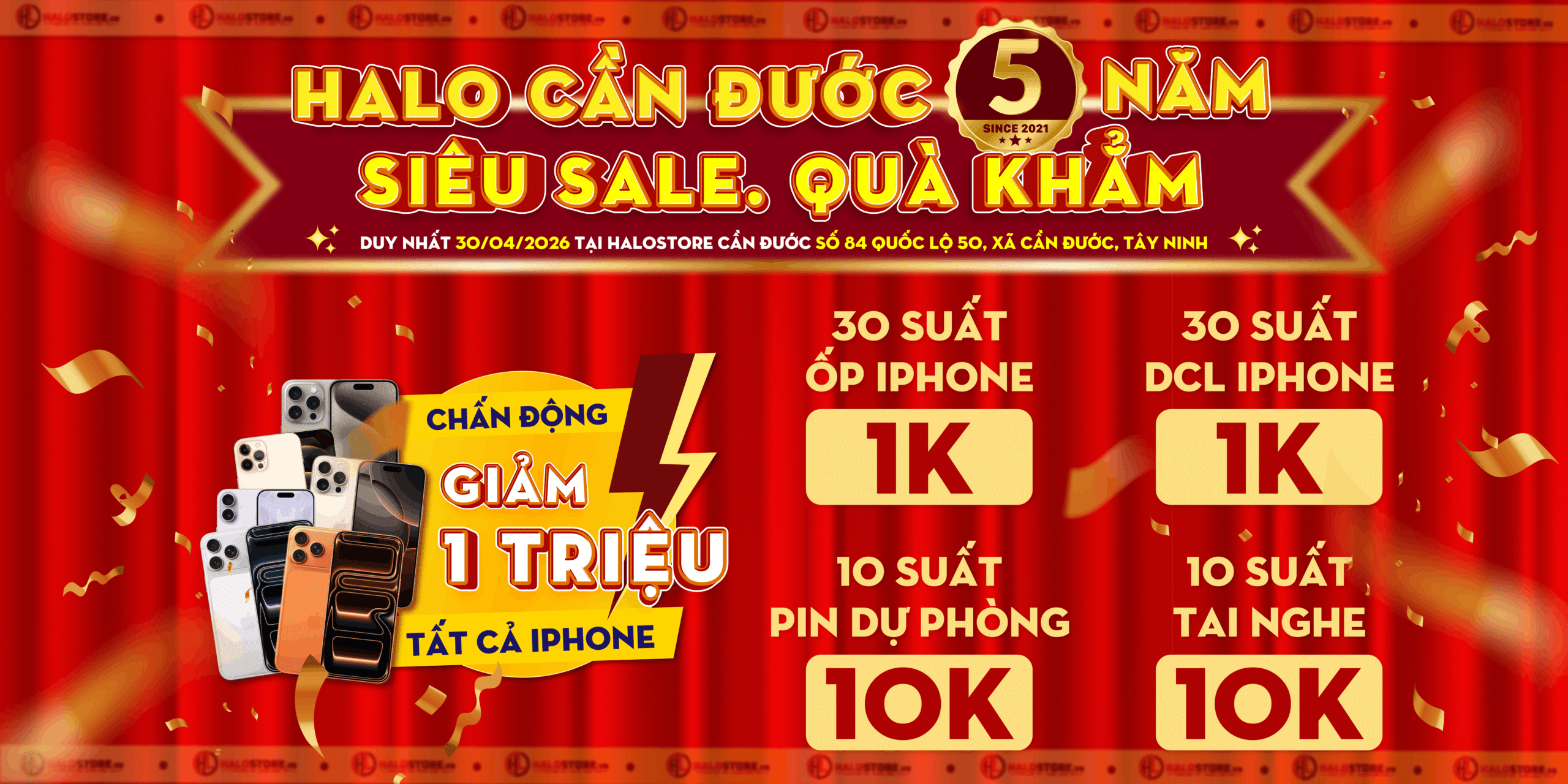 HALO CẦN ĐƯỚC 5 NĂM - RINH QUÀ KHẲM