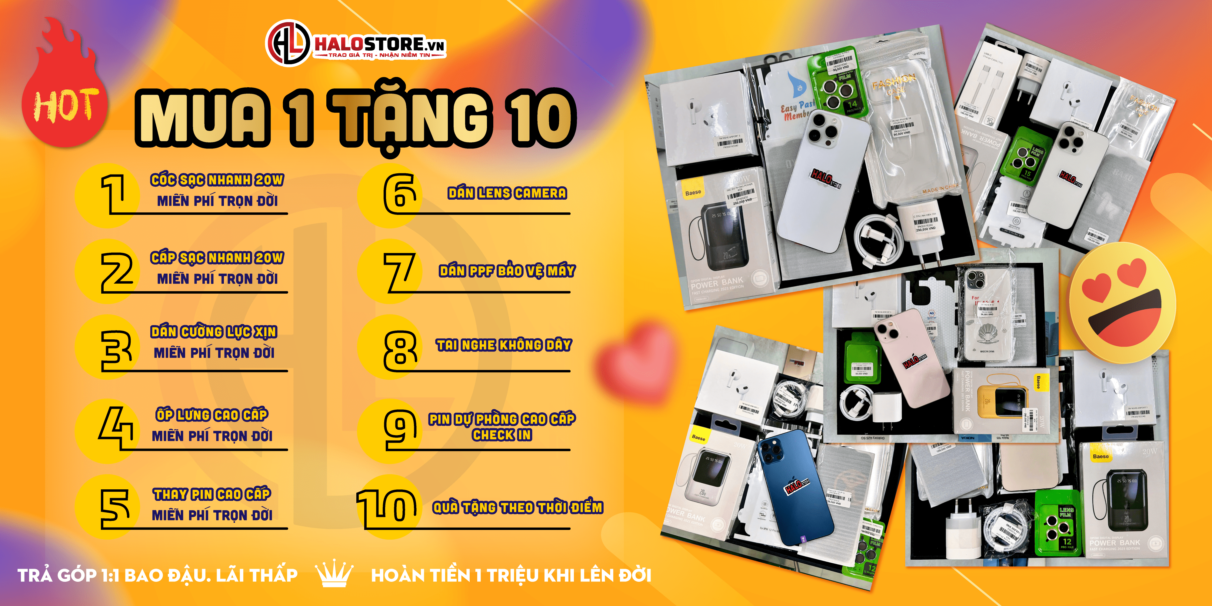 SIÊU SHOCK MUA 1 TẶNG 10