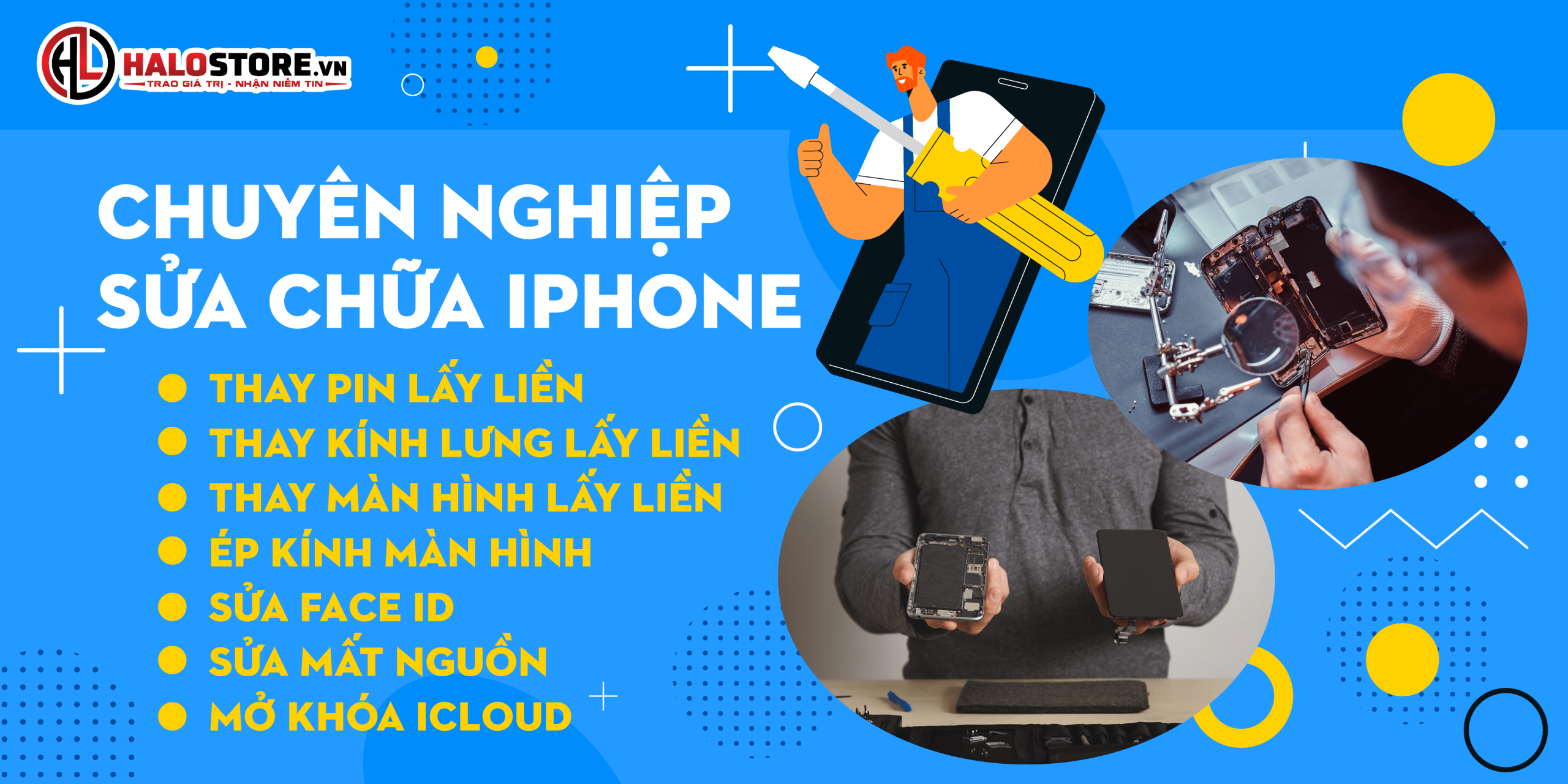 CHUYÊN NGHIỆP SỬA CHỮA iPHONE LẤY LIỀN