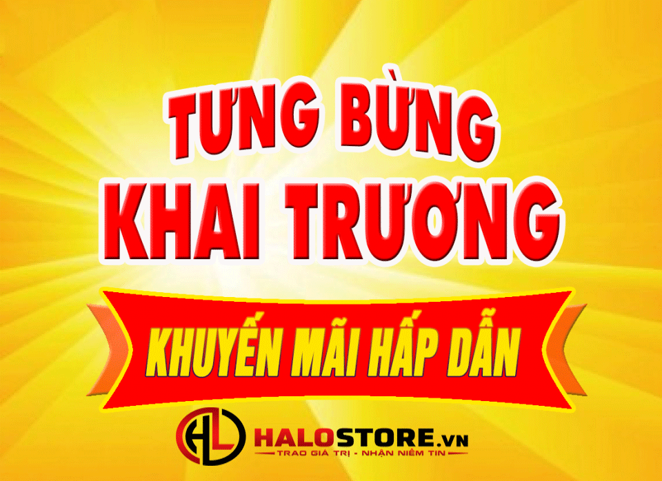 Tưng bừng khai trương Halo Store Ngày 30/4/2021