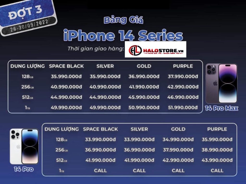 Trên tay siêu phẩm iPhone 14 Pro Max đầu tiên tại Halo Store, đặt và giao hàng sớm nhất