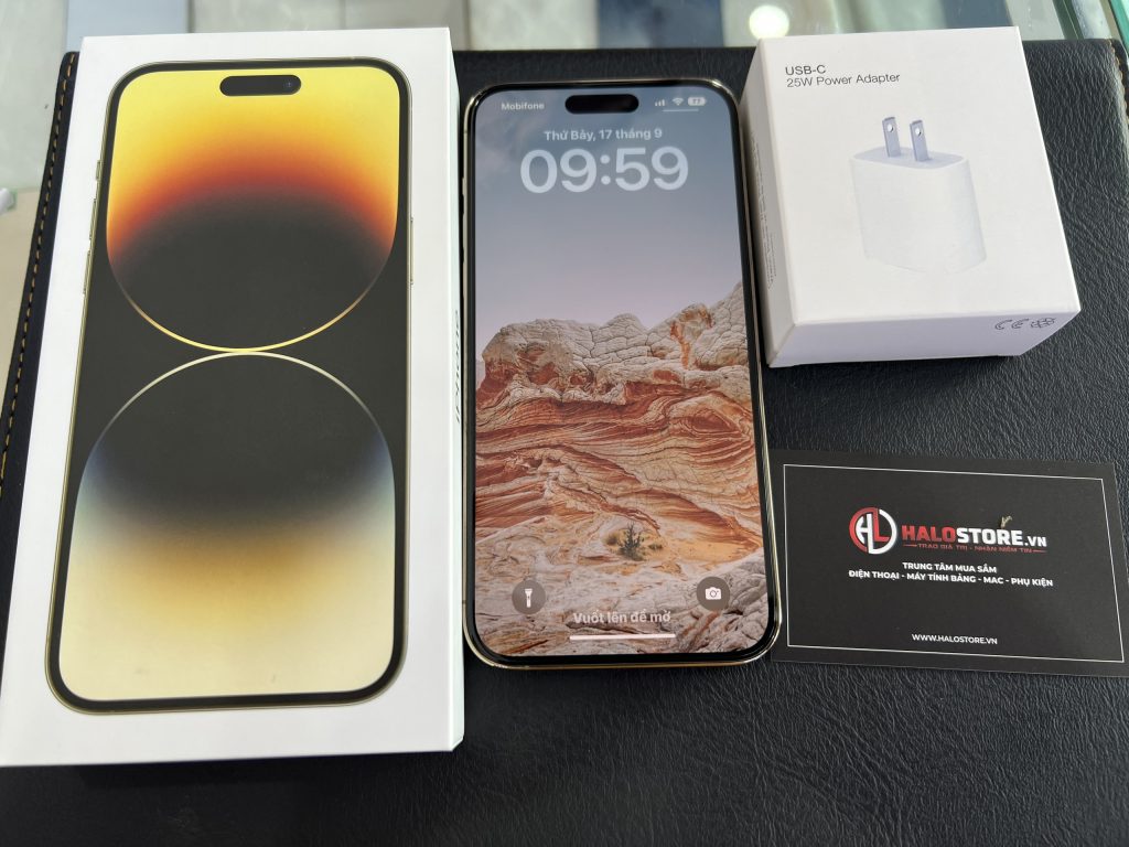 Trên tay siêu phẩm iPhone 14 Pro Max đầu tiên tại Halo Store, đặt và giao hàng sớm nhất