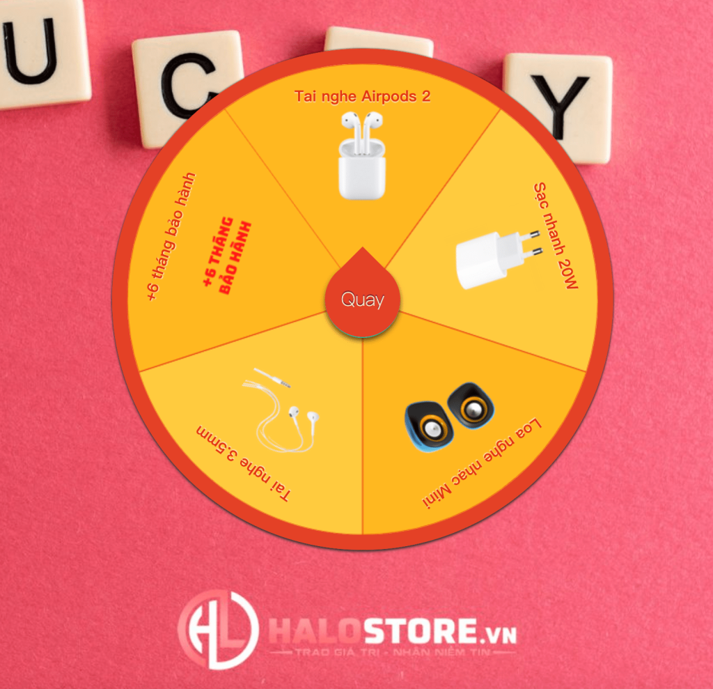 Vòng Quay May Mắn - Giá tốt quà khủng, hỗ trợ trả góp đơn giản