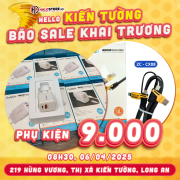 BÃO SALE KHỦNG TẠI HALOSTORE KIẾN TƯỜNG – CHỈ 1 NGÀY DUY NHẤT!